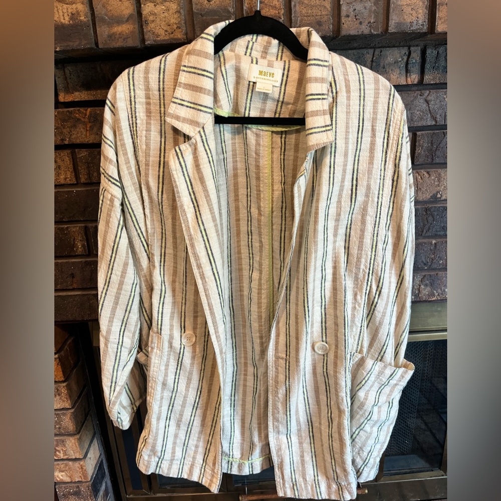 Maeve Multicolor Striped Jacket